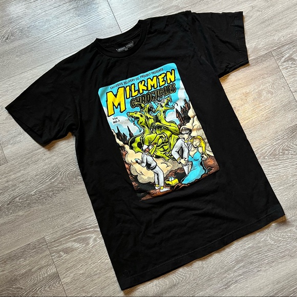 DOLLS KILL || EXCLUSIVE DELIVERY || ‘Milkman Chronicles’ Graphic TShirt | Medium - Picture 11 of 11